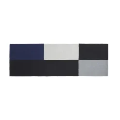 Tapis^Hay Tapis Ethan Cook Flat Works - 80 X 250 Cm - Noir Bleu