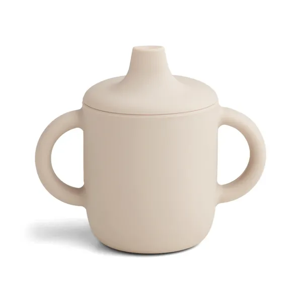 Vaisselle Enfant^Liewood Tasse D'Apprentissage Neil En Silicone 150 Ml - Sable