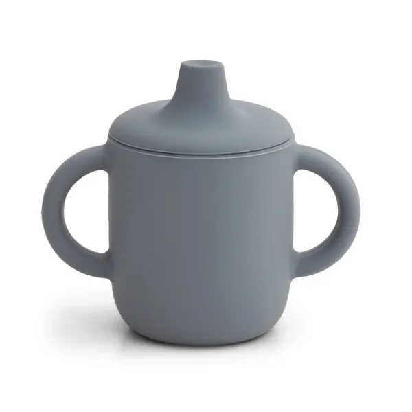 Vaisselle Enfant^Liewood Tasse D'Apprentissage Neil En Silicone 150 Ml - Bleu Vague