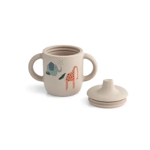 Vaisselle Enfant^Liewood Tasse D'Apprentissage Neil - Safari Sandy Mix