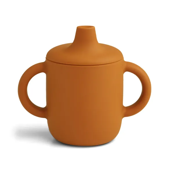 Vaisselle Enfant^Liewood Tasse D'Apprentissage Neil En Silicone 150 Ml - Moutarde