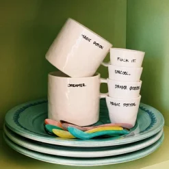 Tasses & Mugs^Sélectionné par Fleux Tasse Expresso Fuck It - Blanc