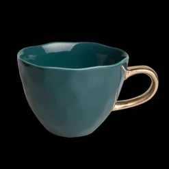 Tasses & Mugs^Sélectionné par Fleux Tasse Expresso Good Morning En Porcelaine - Bleu Vert