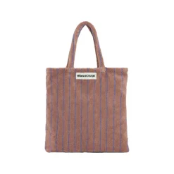 Sacs & Cabas^Sélectionné par Fleux Totebag A Rayures - Camel & Ultramarine Blue