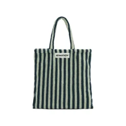 Sacs & Cabas^Sélectionné par Fleux Totebag A Rayures - Sea Foam & Deep Teal