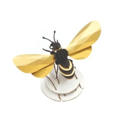 Art Mural^Assembli Trophee Origami Abeilles Ailes Dorees