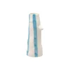 Vases^F&H Vase A Bec Et Cils En Gres - Bleu