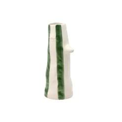 Vases^F&H Vase A Bec Et Cils En Gres - Vert