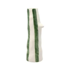 Vases^F&H Vase A Bec Et Cils En Gres - Vert