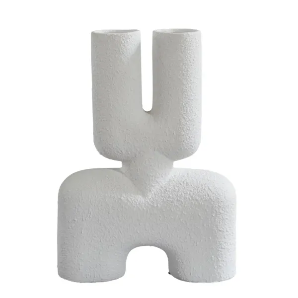 Vases^101 Copenhagen Vase Cobra Double Blanc