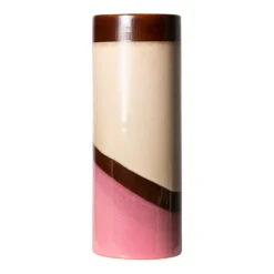 Vases^HK Living Vase Dune L 70'S En Ceramique - 9.5 X 9.5 X 25 Cm