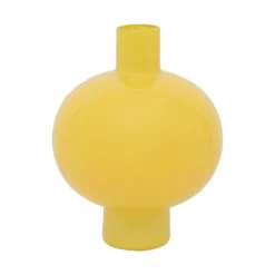 Vases^Sélectionné par Fleux Vase En Verre Recycle Rond Orange
