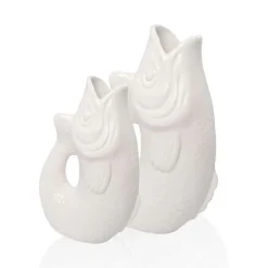 Vases^Sélectionné par Fleux Vase Monsieur Carafon Fish Blanc