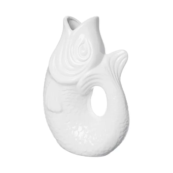 Vases^Sélectionné par Fleux Vase Monsieur Carafon Fish Blanc