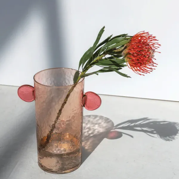 Vases^Sélectionné par Fleux Vase Object Avec Oreilles En Verre Recycle Vert