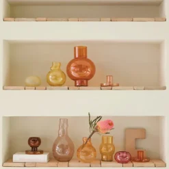 Vases^Sélectionné par Fleux Vase Quircky C En Verre Recycle Jaune