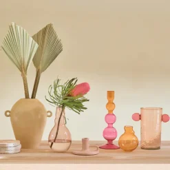 Vases^Sélectionné par Fleux Vase Quircky C En Verre Recycle Jaune