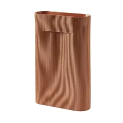 Vases^Muuto Vase Ridge En Terre Cuite - H 48,5 Cm Terracotta