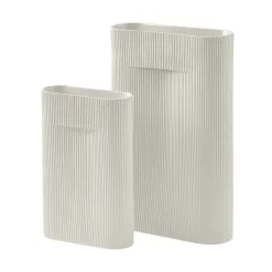 Vases^Muuto Vase Ridge En Terre Cuite - H 48,5 Cm Terracotta