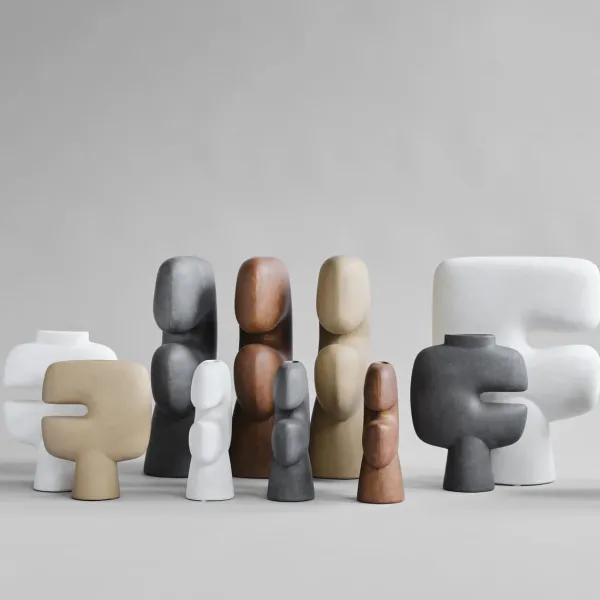 Vases^101 Copenhagen Vase Tribal Big - Sable