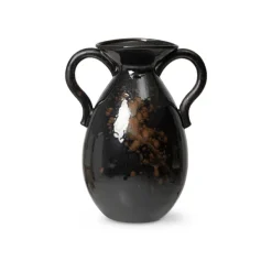 Vases^Ferm Living Vase Verso En Gres - Noir/Brun