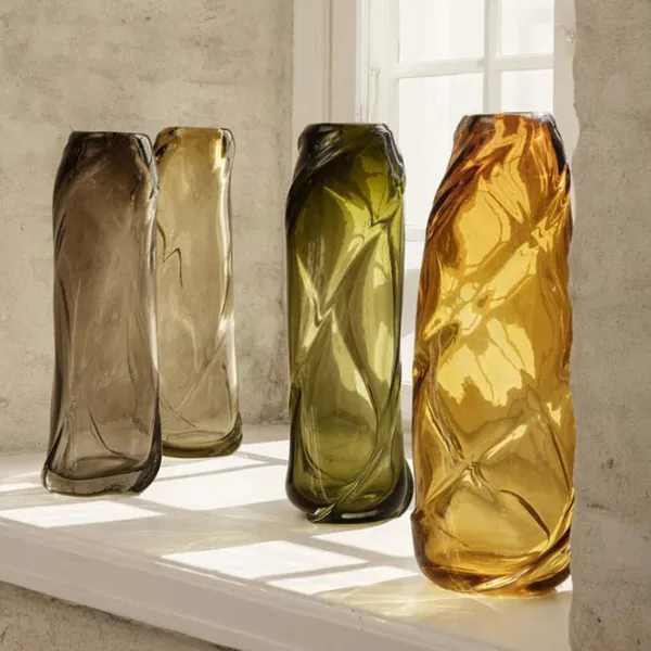 Vases^Ferm Living Vase Water Swirl - H 47 Cm Vert