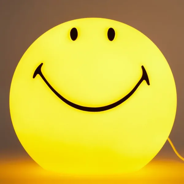 Lampes De Table^Sélectionné par Fleux Veilleuse Smiley Jaune - Star Light - ? 25 Cm