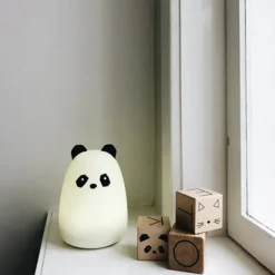 Mobiles & Veilleuses Enfant^Liewood Veilleuse Winston Panda En Silicone - Creme