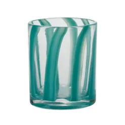 Carafes & Verres^Sélectionné par Fleux Verre A Rayures - Bleu Fonce Marine