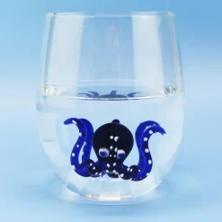 Carafes & Verres^Sélectionné par Fleux Verre Pieuvre - Bleu