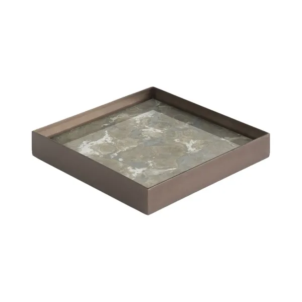 Vide-Poches^Ethnicraft Vide Poche En Verre Fossil Organic - Gris