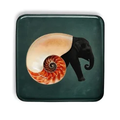 Vide-Poches^Gangzai Vide-Poche Carre Shellephant En Fer - 15 X 15 Cm