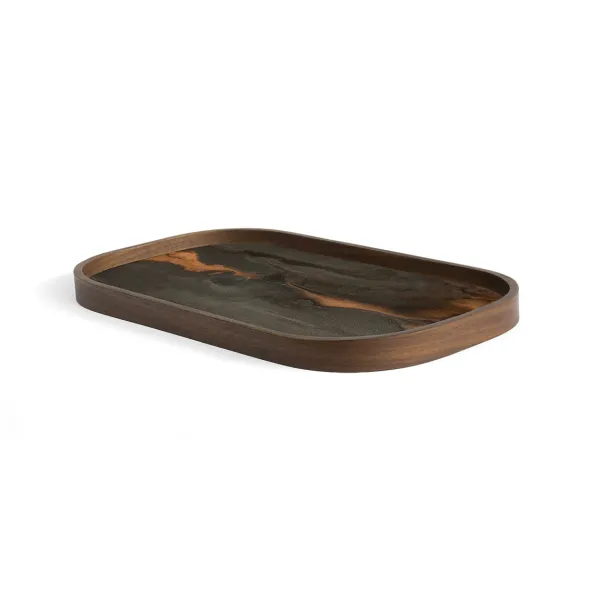 Vide-Poches^Ethnicraft Vide-Poche En Verre - Bronze Organic - 42 X 24 Cm